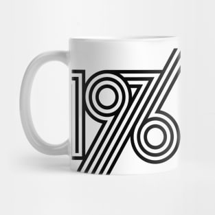 1976 style 70`s black line Mug